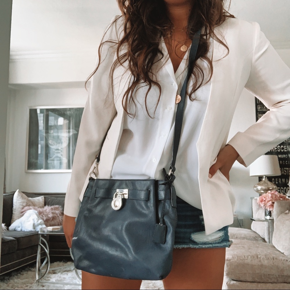 Michael Kors Cross Body Navy Blue